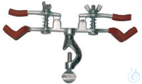 Burette Clamp with Bosshead for Two Burettes High-quality double buret clamp....
