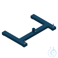Stand Base for Stand Rods Ø 34 mm - width 680 mm - powder coated Robuste...