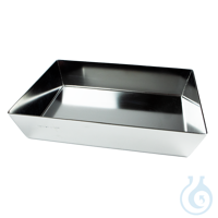 Laboratory Tray - 180 x 130 x 40 mm - 316Ti Small, particularly robust...