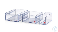 Polycarbonatbad 110A  Badöffnung BxT: 130x490 mm Badtiefe: 150 mm Badvolumen: 10 l Abmessungen...