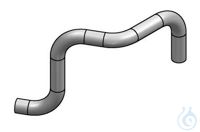 Strahlrohr kpl (zur Strahlumleitung im Bad) für Badthermostate mit KISS-E, MPC-E, CC-E