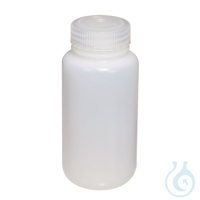 Nalgene&reg; Wide-Mouth Level 1 Certified Natural Color Bottle, Round, 1.25 mL...