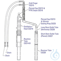 Cap, for Ammonia/Phenol Glassware Set, 10/PK Cap, for Ammonia/Phenol...