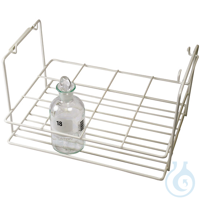 BOD Bottle Storage Rack, Epoxy-Coated Steel, 12-place BOD Bottle Storage...