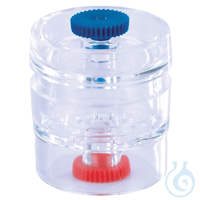 Cassette Housing, 25 mm, 2-Piece Standard Style, Clear Styrene, 50/Box...