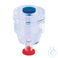 Cassette Housing, 25 mm, 2-Piece Asbestos Style, Clear Styrene, 50/Box...