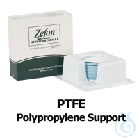 FILTER, PTFE w/PP SUPP, 1.0µm, 37MM, 100/PK FILTER, PTFE w/PP SUPP, 1.0µm,...