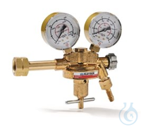 Flaschendruckminderer f.Wasserstoff Flaschendruckminderer, einstufig, Messing, Gasart Wasserstoff...