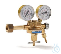 Flaschendruckminderer /Sauerstoff | 1ST Flaschendruckminderer, einstufig, Messing, Gasart...
