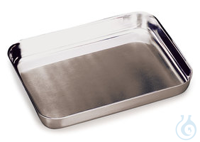 Rotilabo®-Auffangwanne, Edelstahl, L 350 x B 250 x H 50 mm  Inhalt: 1 Stück