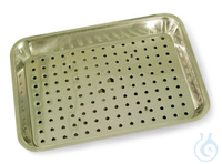Rotilabo®-Auffangwanne, Edelstahl, L 500 x B 350 x H 72 mm  Inhalt: 1 Stück