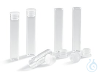 Probenglaeser mit Lupolenstopfen 496ST Probengläser, Kalk-Soda-Glas, flacher, Boden, mit...