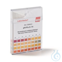 Indikatorstäbchen pH-Fix 0-14 100ST Universal-Indikatorstäbchen pH-Fix,...