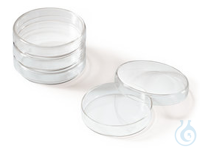 Petrischalen 100x20mm 18ST Rotilabo®-Petrischalen, Glas, zweiteilig, Ø 100 x H 20 mm  Inhalt: 18...