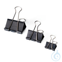 Halteklammern Breite 25mm, Spannweite 10mm 12 St. ROTILABO®-Halteklammern, Federstahl, Spannweite...