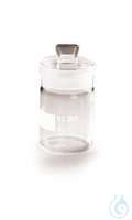 Waegeglas Ns 24/10ml Rotilabo®-Wägeglas, Borosilikatglas, hohe Form, m. Deckel, NS 24/11, 10 ml...
