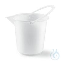 Eimer HDPE 10 l, 1 St Rotilabo®-Eimer mit Ausguss, HDPE, 10 l, H 280 mm, Ø 290 mm  Inhalt: 1 Stück