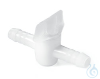 Durchlaufhähne | 5ST Rotilabo®-Schlauchverbinder, PE, naturfarben, Durchlaufhähne, L 95 mm...