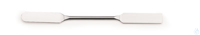 Doppelspatel 130mm Doppelspatel, Remanit 4301, (18/10), Breite 8 mm, Länge 130 mm  Inhalt: 1 Stück