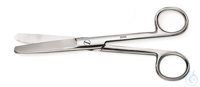 Schere Stumpf-Stumpf Schere, stumpf-stumpf, rostfreier Stahl, Länge 130 mm  Inhalt: 1 Stück