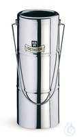 Dewargefäß, 500 ml, zylindrisch, Chromnickelstahl, Ø innen 65 mm  Inhalt: 1 Stück