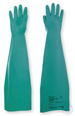 Nitrilhandschuhe Camatril, 600 mm, Gr. 11 1 Paar Nitrilhandschuhe Camatril®, Größe 11, Länge 600...