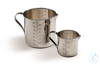 Messbecher Edelstahl 18/10, 5,0 L, 1 St Rotilabo®-Messbecher, Edelstahl 18/10, zylindrisch, 5,0 l...