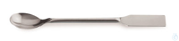 Löffelspatel 150mm Löffelspatel, Edelstahl 18/10, Ø 25 mm, Rundstiel, 28x15 mm, Gesamtlänge 150...
