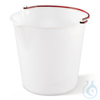 Rotilabo-Ausgußeimer 12 lt 1ST Rotilabo®-Ausgusseimer, LDPE, 12 l, H 280 mm, Ø 300/227 mm...