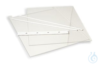 0,25 mm Spacer-Set, 2 x 45 cm | 1 Paar Spacer f. Sequenz.-Elektroph.-Kammer, Dicke 0,25 mm, B 20...