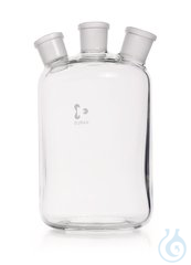 Woulff´sche Flasche 1000ml | 1St. Woulff'sche Flasche, mit 3 NS-Hälsen, DURAN®, 1000 ml  Inhalt:...