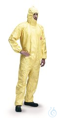 Overall Tychem C, Gelb, gr M | 1ST TYCHEM® 2000 C-Overall, PE-Spinnvlies, gelb, Größe M  Inhalt:...