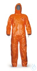 Overall Tychem F,Orange gr XXL 1ST TYCHEM® 6000 F-Overall, PE-Spinnvlies, orange, Größe XXL...