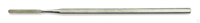 Mikrospatel, Rund, Blattbreite: 3 mm 1ST Mikro-Spatel, rund, Edelstahl 18/10, Sechskant-Griff,...