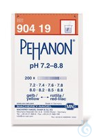 Indikatorpapier PEHANON® pH 7,2-8,8 | 200 St. Indikatorpapiere PEHANON®, mit aufgedruckter pH...