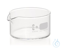 Kristallisierschalen 150ml | 10ST Kristallisierschalen, Ø 80 mm, DURAN®, mit Ausguss, 150 ml...