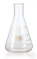 Erlenmeyer Kolben Enghals 25ml 10ST Enghals-Erlenmeyerkolben, DURAN®, Teilung, 25 ml, ISO 1773...