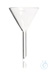 Trichter Durchm. 45mm 10ST Trichter, mit kurzem Stiel, DURAN®, Trichter-Ø außen 45 mm, Stiel-L 45...