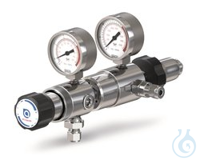 Zweistufige Gasdruckminderer Edelgase/Ko Gasdruckminderer zweistufig, Messing, 0,05 - 1 bar,...