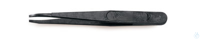 Kunststoff-Pinzetten | 3ST Kunststoff-Pinzetten, gebogen, Delrin, schwarz, Breite 2,0 mm, L 11 cm...