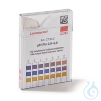 Indikatorstäbchen pH-Fix 0,0-6,0 100ST Universal-Indikatorstäbchen pH-Fix,...