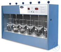 Flockungsanlage Flocculator FJT-200D-6 1 St. Flocculator FJT-200D-6, 6 Rührstellen, 25-250/min, B...