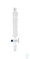 Tropftrichter 100 ml Glasküken, Ns 1ST Tropftrichter mit massivem Glasküken, DURAN®, zylindrisch,...
