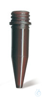 Reaktionsgefäße Braun | 1000ST Reaktionsgefäße m. Schraubgew., PP, braun, konisch, 1,5 ml...
