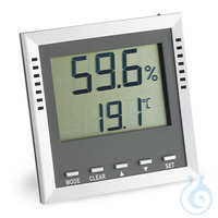 Thermohygrometer mit Alarm-Led 1st. Thermohygrometer mit Alarm-LED, 0 - 99 % rF, -40 - +70 °C...