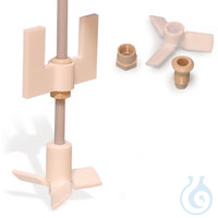 Propeller-Zusatzflügel, Rkr. 75 mm/ 1ST Zusatzflügel für Rührwellen, Propeller, PTFE/PEEK,...