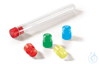 Lamellen-Griffstopfen Gelb | 1000s Rotilabo®-Lamellen-Griffstopfen, LDPE, für Röhrchen-Ø 12 mm,...