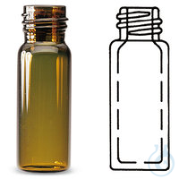 Probenfläschchen 2ml Klar 200ST Rotilabo®-Probenfläschchen 2 ml, Borosilikatglas, klar  Inhalt:...