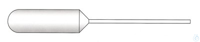 Pasteur-Pipetten 7,7ml | 250ST Pasteurpipetten mit dünner Spitze, LDPE, unsteril, L 155 mm, 8,0...