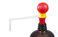 Mini-Abfüllpumpe mit Univ.Stopfen | 1ST Mini-Abfüllpumpe, PP, Ø 10 mm, Länge 45 cm, 4 l/min...